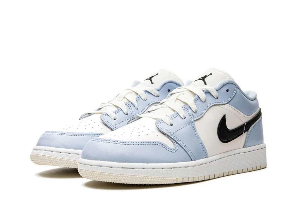 Air Jordan 1 Low Ice Blue Black (GS) - pickUP