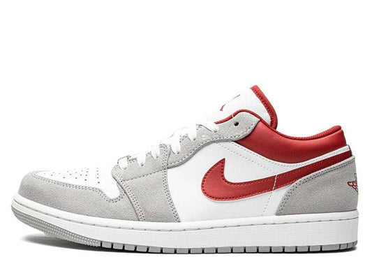 Air Jordan 1 Low Light Smoke Grey Gym Red - pickUP