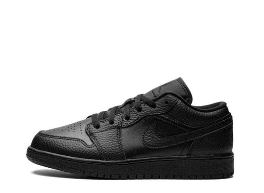 Air Jordan 1 Low Tumbled Leather Black (GS) - pickUP