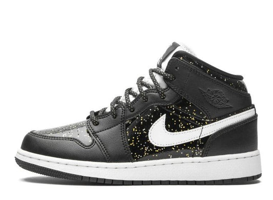 Air Jordan 1 Mid Black Speckle (GS) - pickUP