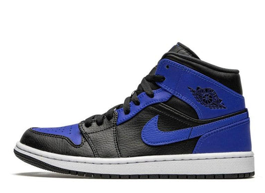 Air Jordan 1 Mid Hyper Royal Tumbled Leather - pickUP