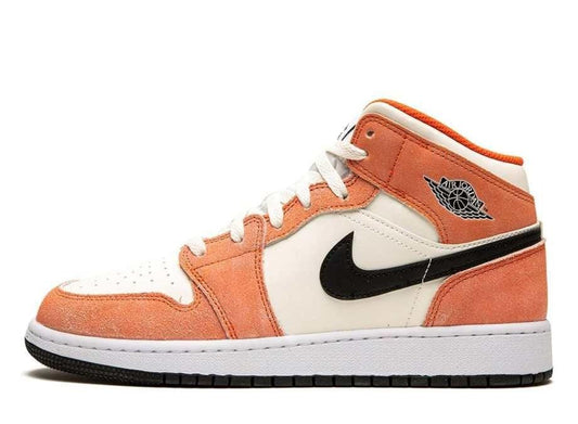 Air Jordan 1 Mid Orange Suede (GS) - pickUP