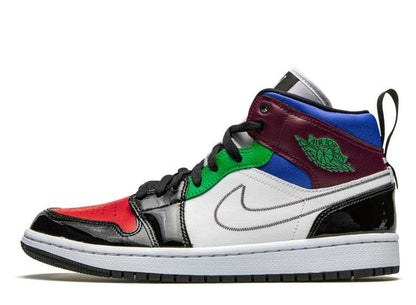 Air Jordan 1 Mid SE Black White Multi-Color (W) - pickUP