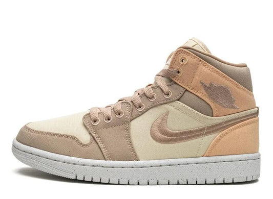 Air Jordan 1 Mid SE Canvas Khaki (W) - pickUP