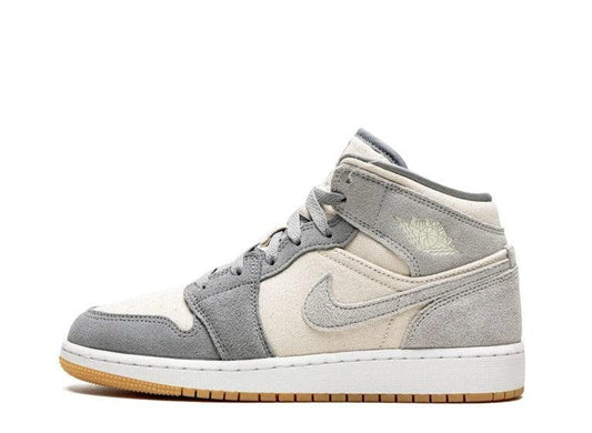 Air Jordan 1 Mid SE Coconut Milk Particle Grey (GS) - pickUP