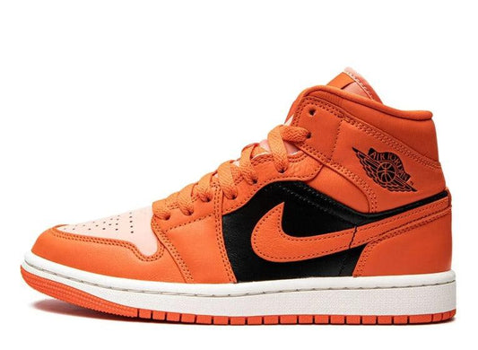 Air Jordan 1 Mid SE Rush Orange Crimson Bliss (W) - pickUP