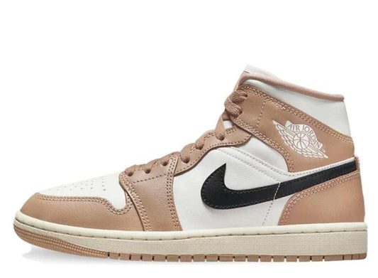 Air Jordan 1 Mid Tan Black (W) - pickUP