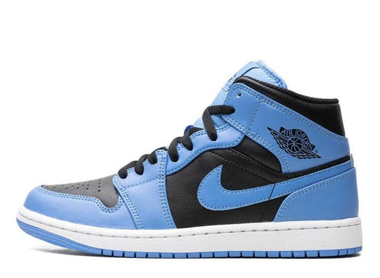 Air Jordan 1 Mid University Blue Black - pickUP