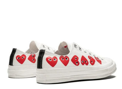 Converse Chuck Taylor All Star 70 Ox Comme des Garcons PLAY Multi-Heart White - pickUP