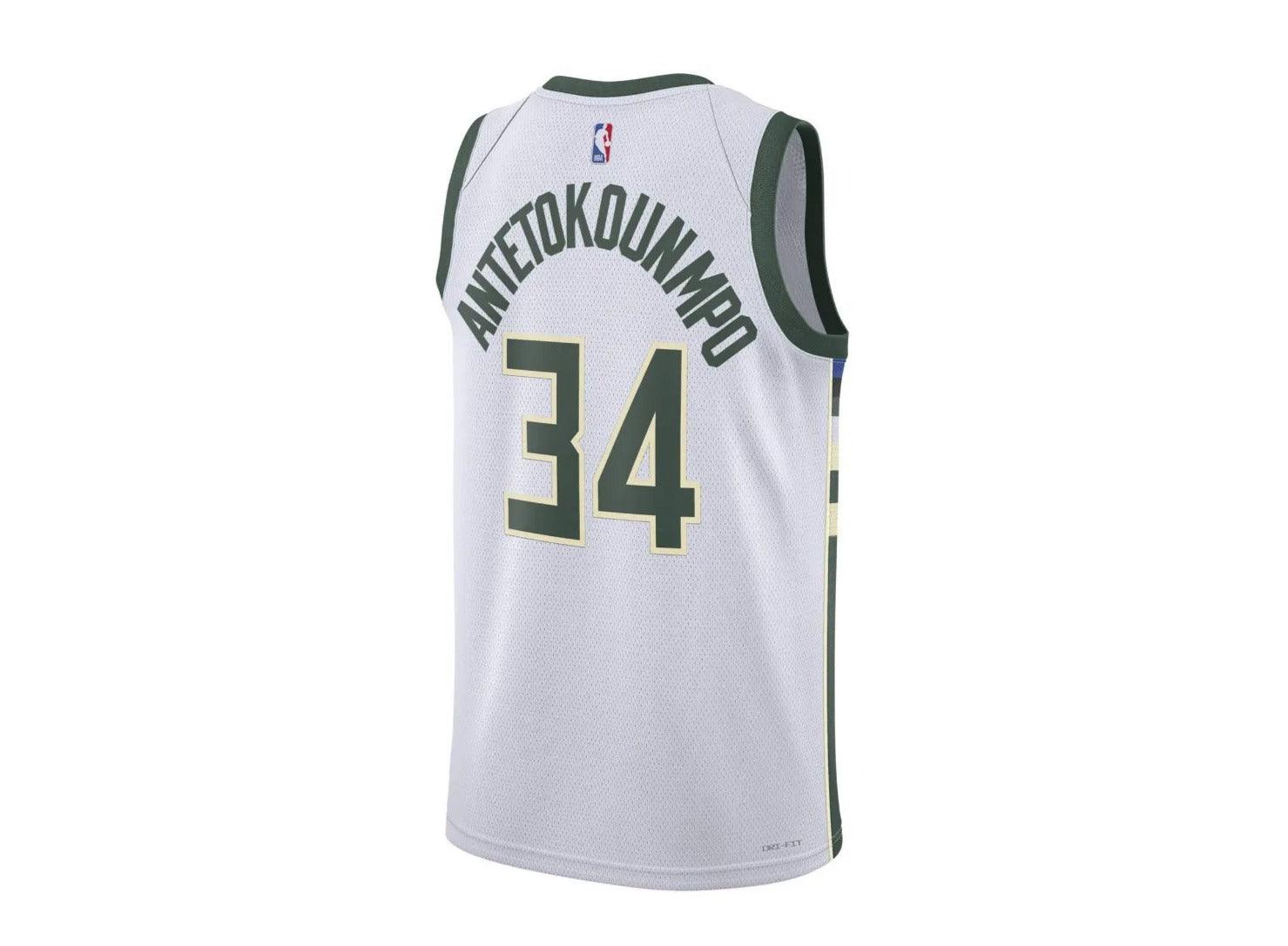 Giannis Antetokounmpo Nike Milwaukee Bucks Association Swingman Jersey - pickUP