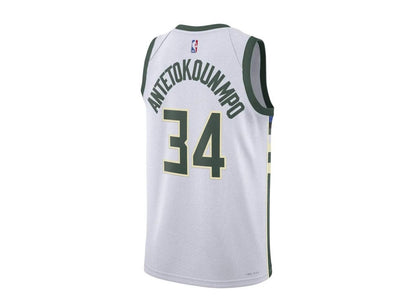 Giannis Antetokounmpo Nike Milwaukee Bucks Association Swingman Jersey - pickUP