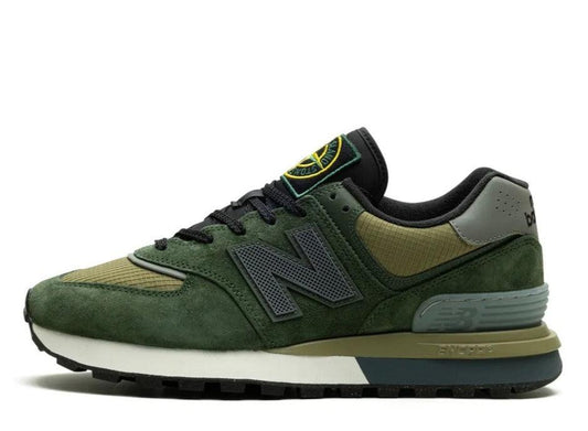 New Balance 574 Legacy Stone Island Dark Green - pickUP