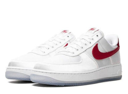 Nike Air Force 1 Low '07 Satin White Varsity Red (W) - pickUP