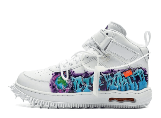 Nike Air Force 1 Mid Off-White Graffiti White - pickUP