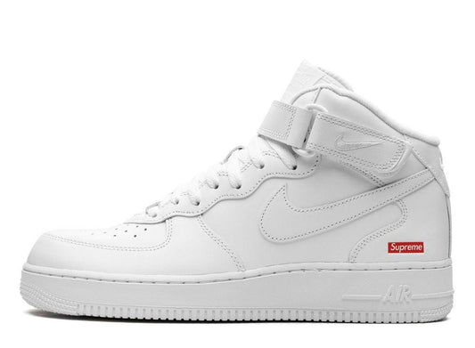 Nike Air Force 1 Mid Supreme White - pickUP