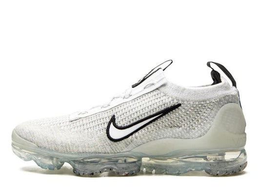 Nike Air VaporMax 2021 FK White Black Metallic Silver - pickUP