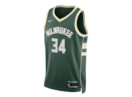 Giannis Antetokounmpo Nike Milwaukee Bucks Icon Swingman Jersey - pickUP