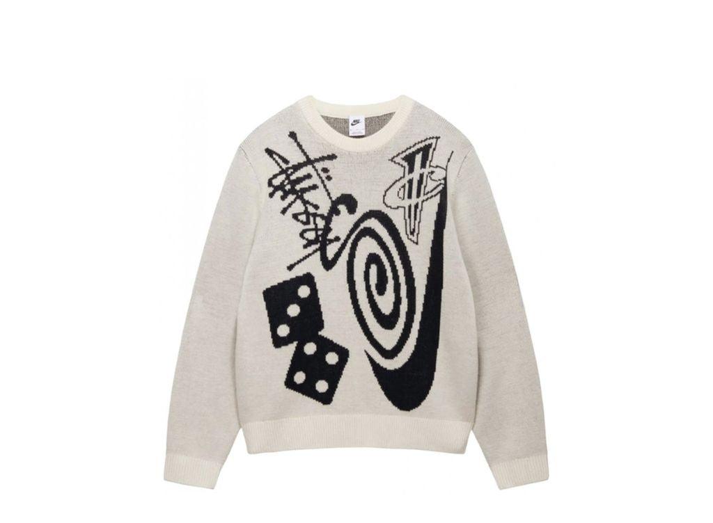 Nike x Stussy Knit Sweater Natural - pickUP