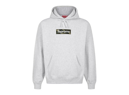 Supreme Box Logo Hooded Sweatshirt (FW23) Ash Grey - pickUP