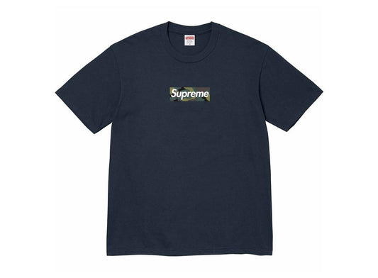 Supreme Box Logo Tee Navy - pickUP