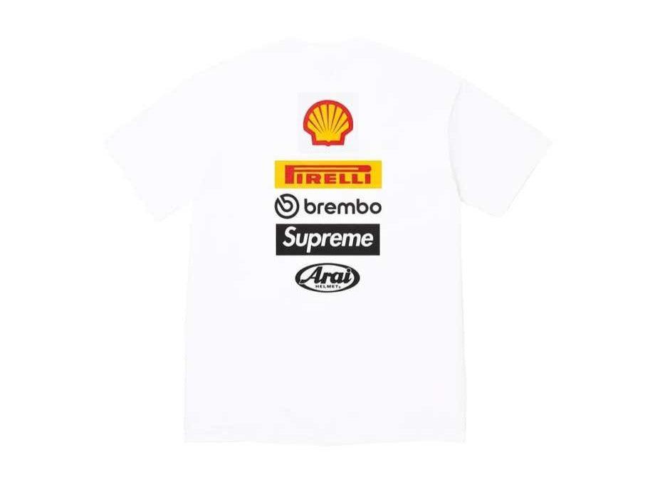 Supreme Ducati Logo Tee White - pickUP