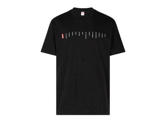 Supreme Location Tee Black - pickUP