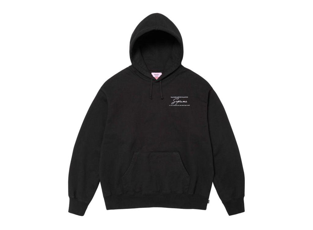 Supreme Martine Rose Hooded Sweatshirt Black - pickUP