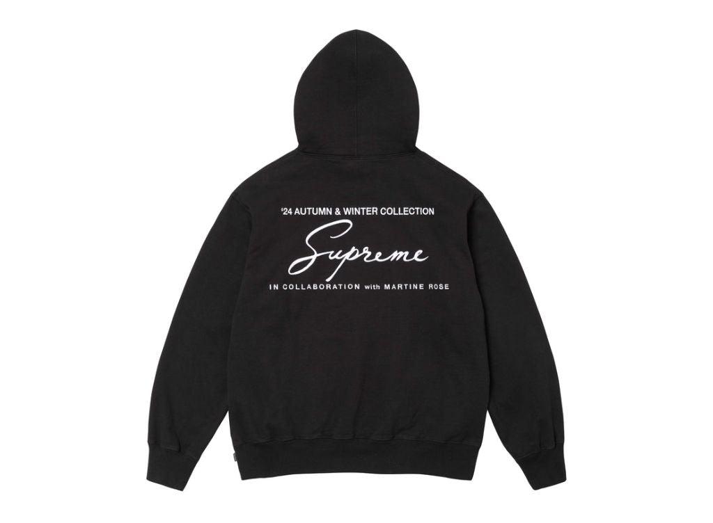 Supreme Martine Rose Hooded Sweatshirt Black - pickUP