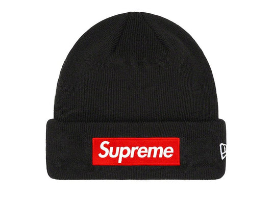 Supreme New Era Box Logo Beanie (FW22) Black - pickUP